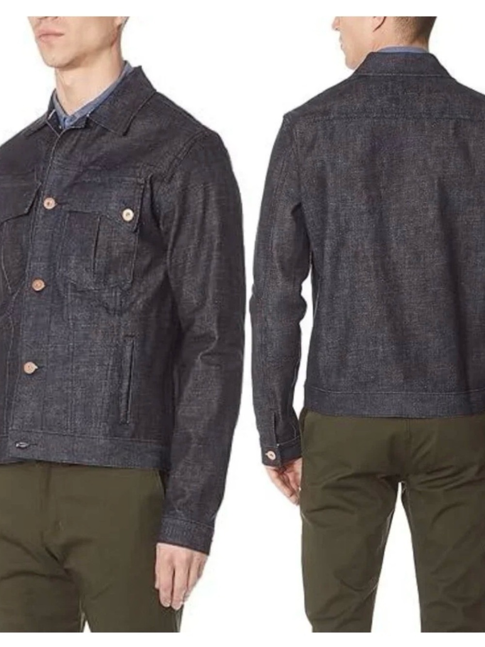 Billy Reid Clayton Denim Jacket in Billy’s Wash XL